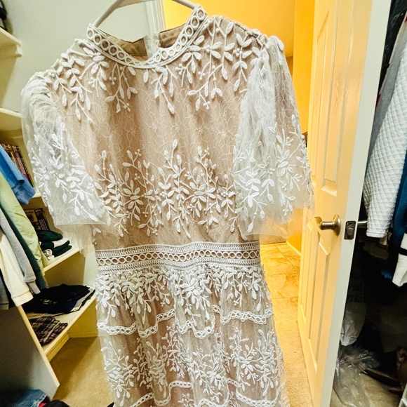 Ivy City Co Sicily Flutter Sleeve Dress - Large - Picture 6 of 6